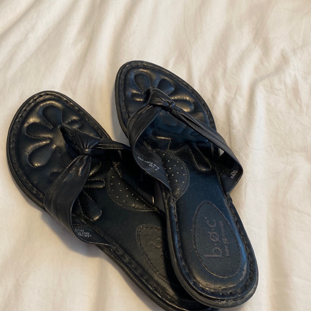 BOC (Born) sandals.